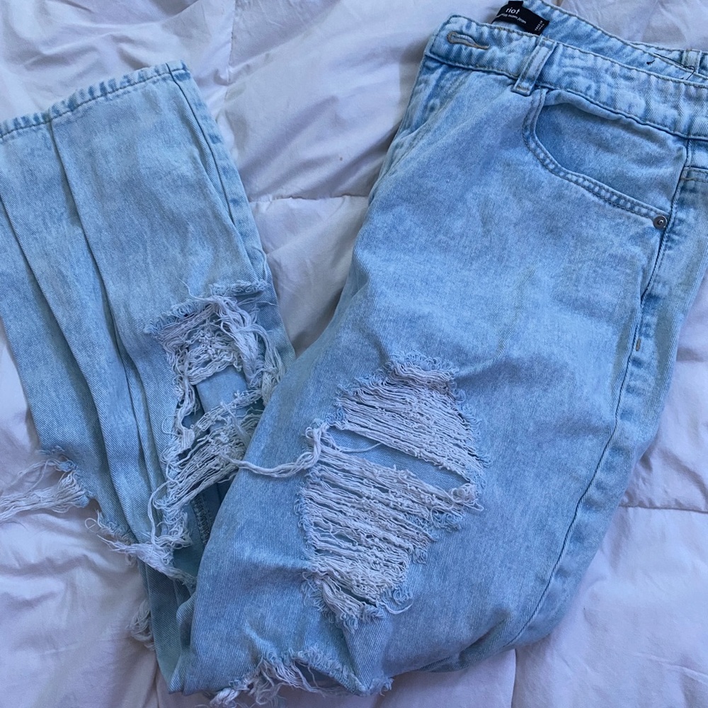 misguided ripped jeans